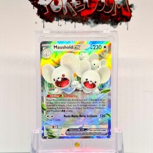 Maushold ex Holographic Pokémon Card